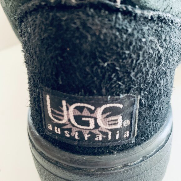 UGG Australia Tall Shearling Boots Suede with Tasman Braid – Classic - Picture 3 of 12